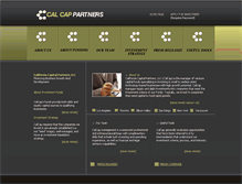 Tablet Screenshot of calcappartners.com